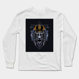 The Angry Lion King Long Sleeve T-Shirt